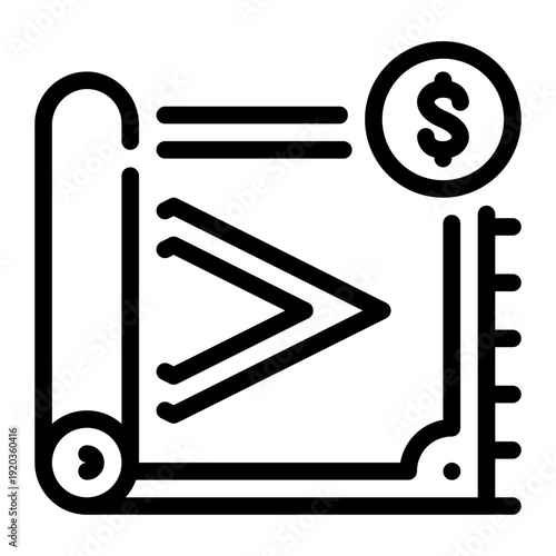 money line icon