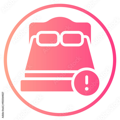 warning gradient icon