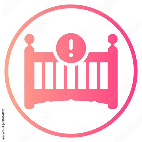 warning gradient icon