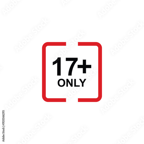 vector logo sets age limit sign, underage restriction, prohibition icon, age icon 1, 3, 6, 12, 14, 17, 18, 21, 24 years and above.