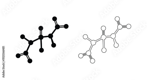 Molecular structures depicting chemical compounds with carbon and hydrogen atoms