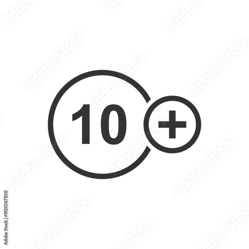 vector logo sets age limit sign, underage restriction, prohibition icon, age icon 1, 3, 6, 12, 14, 17, 18, 21, 24 years and above.