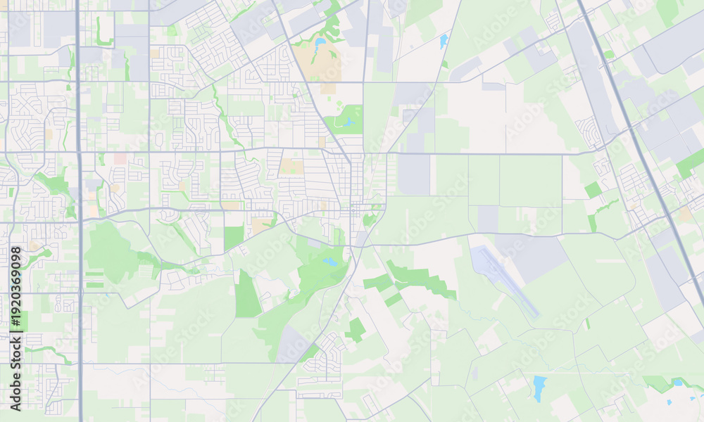 Obraz premium Lancaster Texas map