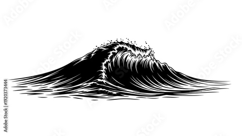 black and white abstract hair