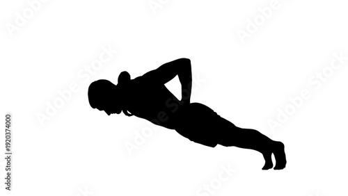 silhouette of woman dancing