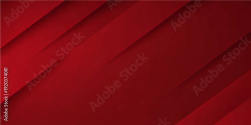 Abstract red fabric texture background with geometric triangle patterns and light orange lines creates a modern vector illustration for a professional web banner or business card cover design