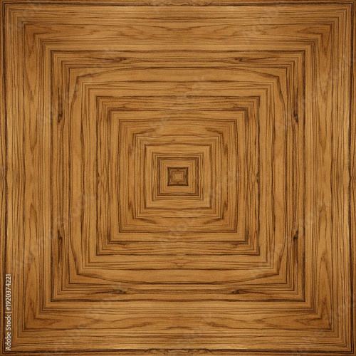 square pattern brown wood background