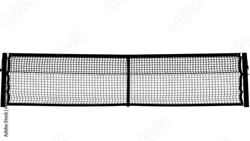 tennis net on black