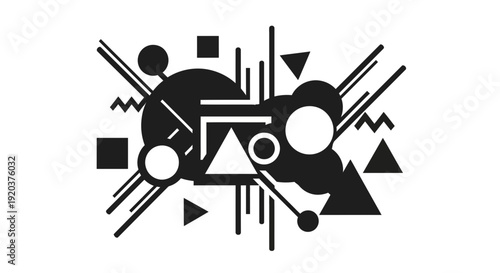 Geometric Shapes and Abstract Symbols Design.