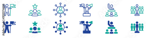 Strategic Vision and Influential Leadership Icon Pack