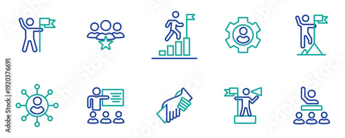 Office Collaboration and Productivity Icon Series