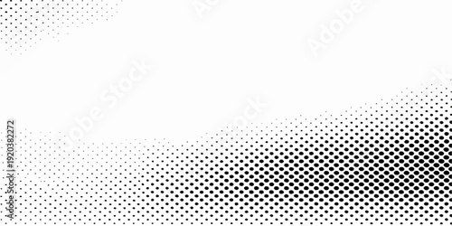 Seamless black and white abstract vector background featuring a metallic halftone dot pattern and chrome grid texture for a modern industrial art backdrop