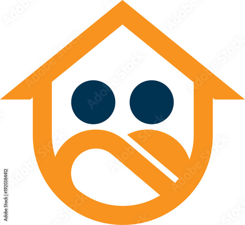 Family House Protection Logo Home Care Security