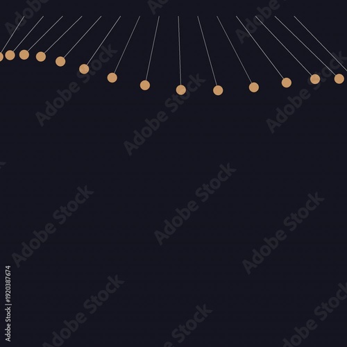 Vibrant Pendulum wave animation