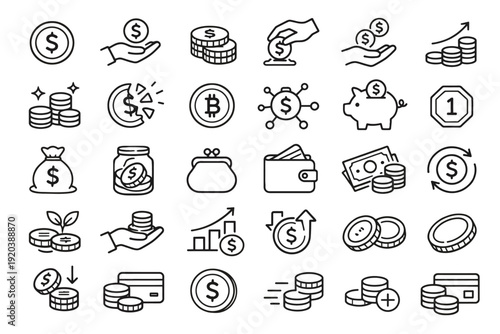 Hand drawn doodle sketch of a food and drink icons set featuring a collection of vector illustration symbols for web and business design