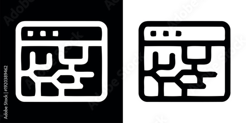 Website layout design concept with cracked earth texture