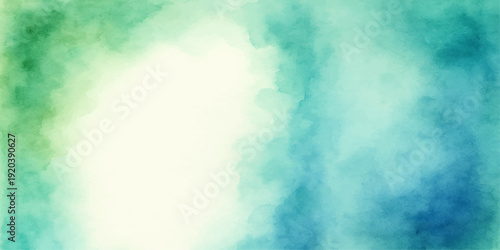 Abstract blue watercolor sky background