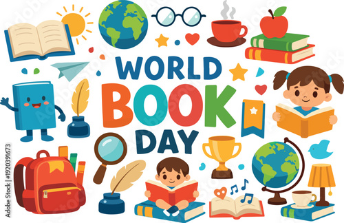 April Fools’ Day Collection of Decorative Icons – Vector Set