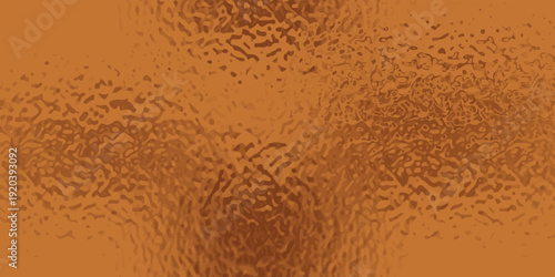 Copper bronze foil texture, background glass effect vector illustration for prints, cmyk color mode.