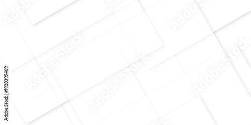 Abstract white and gray technology concept diamond triangle geometric line background. modern seamless business technology concept geometric shapes. squares and triangle with soft shadows as pattern.