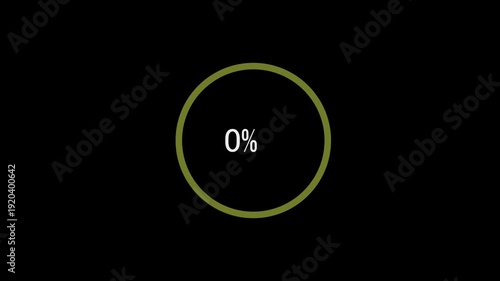 100% Countdown animation. Countdown Animation Timer – Digital Countdown Video