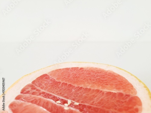 Juicy piece of tasty grapefruit