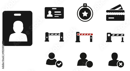 Security Icons for Identity and Access Control.