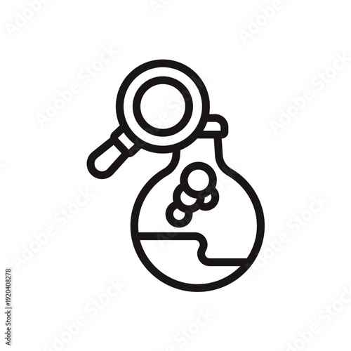 solution icons minimalist flat style design, solution Vector illustration on white background