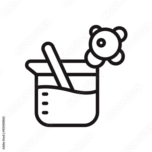 biomedical icons minimalist flat style design, biomedical Vector illustration on white background