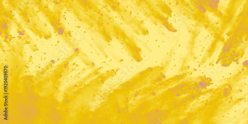 Modern design with grunge white distressed holiday paper background. yellow smoke aquarelle smudge illustration smooth light colors yellow glow. Beautiful stylist modern yellow painting vector 