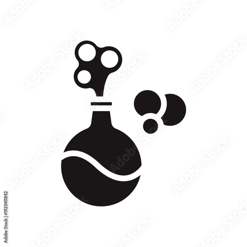 reactant icons minimalist flat style design, reactant Vector illustration on white background