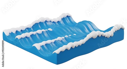 Ocean Wave Model - A Miniature Depiction of Sea Dynamics.