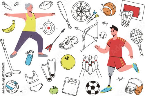 Cartoon galaxy adventure icons with rocket ufo and stars set vector