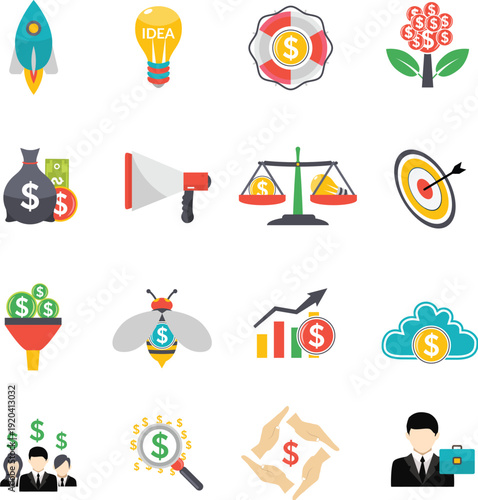 Piggy bank savings and financial literacy education concept vector