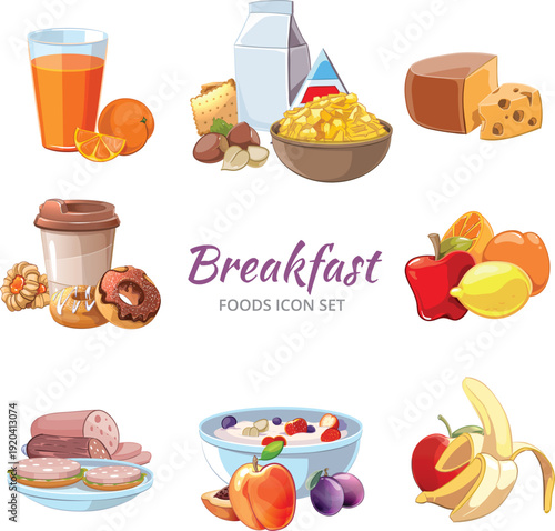 Professional kitchenware and baking ingredients icons for food blog design vector