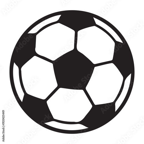 Football isolated on white