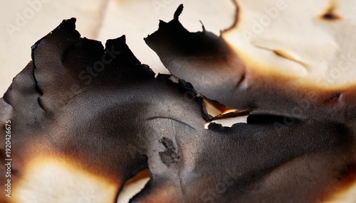 charred paper texture a close up view of a piece of aged paper its edges consumed by fire depicting the harsh effects of time and decay