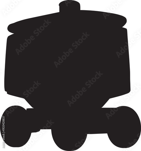 Train wagon silhouette