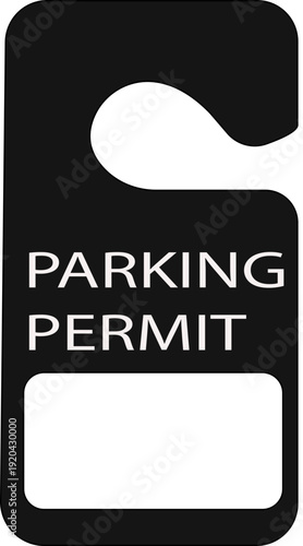 Blue square parking sign with white letter P. Car parking icon, car parking area sign. Car, bus, trolleybus, truck, bike, motorbike, scooter parking icon, linear sign isolated vector.
