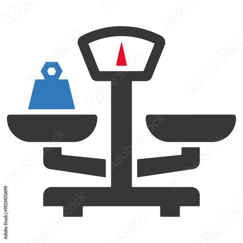 Trial Solid Icon Simple Shapes Vector Legal Court Law