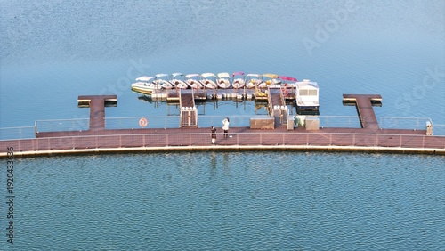 Zhangjiagang Jiyang Lake Mirror Lake Pier