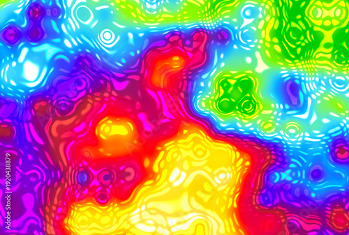 Bright abstract colorful fluid background