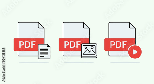 PDF Document Types: Text, Image, and Video File Formats