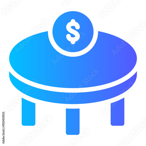 money gradient icon