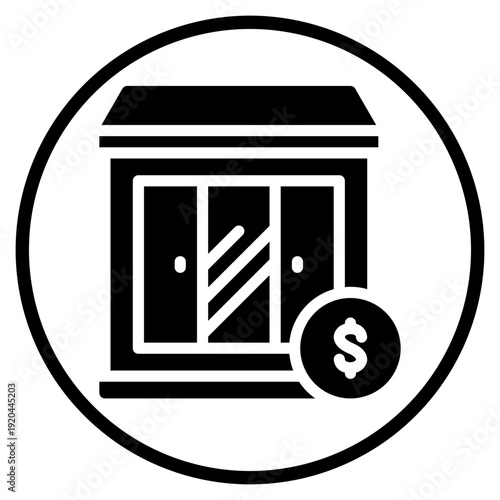 money glyph icon