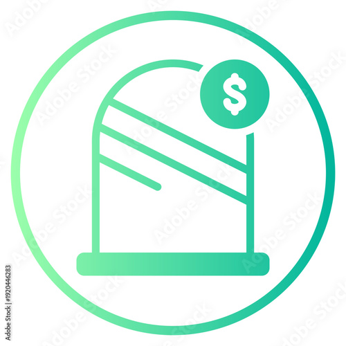 money gradient icon