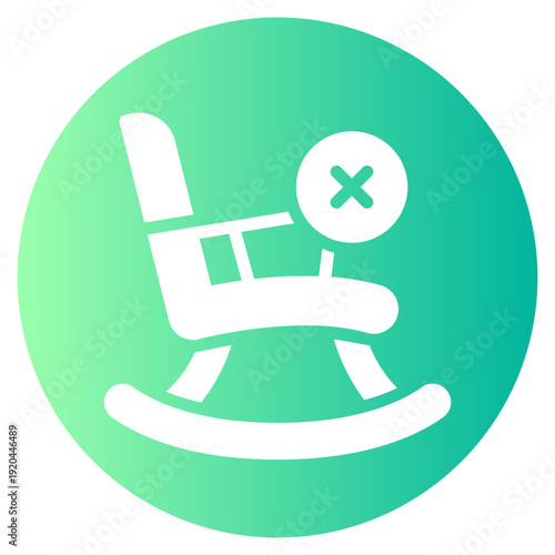 delete gradient icon