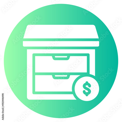 money gradient icon