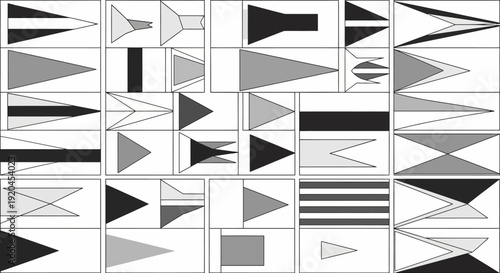 Signal Flags Collection: Nautical Communication Symbols