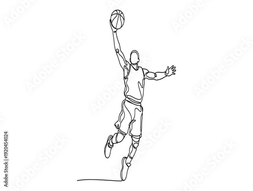 A volleyball player in mid air spiking a ball with dynamic movement and athleticism